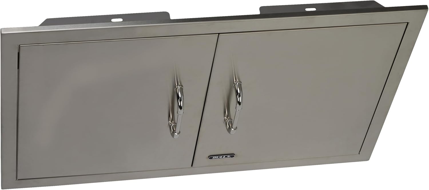 Bull Outdoor Products Premium Components for Outdoor Kitchen BBQ Island 30' Double Door with Reveal