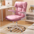 Etlegor Office Desk Chair, Ergonomic Computer Desk Chair with Lumbar Support Flip-up Arms Executive Swivel Study Chair Swivel Task Chair Adjustable Height Home Gaming Chair(Pink)