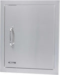 Bull Outdoor Products Premium Components for Outdoor Kitchen BBQ Island Vertical Stainless Steel Access Door with Reveal