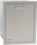 Bull Slim 10 Gallon Pull-Out Trash Drawer with Trash Can, 16.5x27-Inches (56941)
