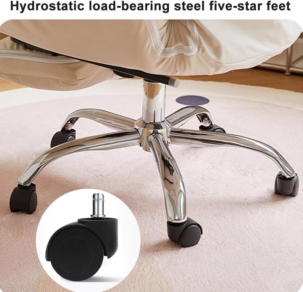 Lazy Sofa Gaming Chair Office Chairs Recliner Chair for Bedroom,Study Chair Ergonomic Lift Chair Backrest Reclinable Home Office Desk Chairs Computer Chair(Light Grey,with Footrest)