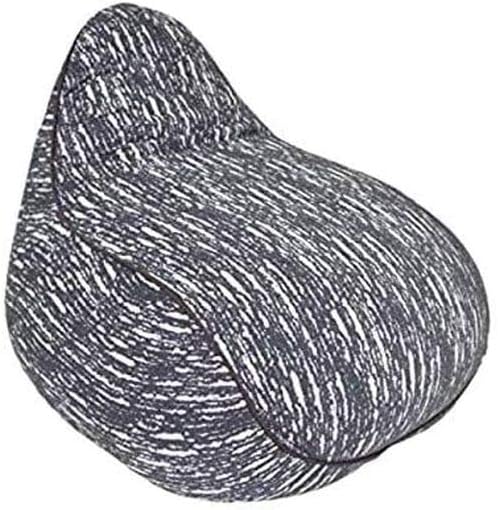 Yogibo Luxe Lounger Small Bean Bag Lounge Chair for Adults, Kids and Teens, Soft, Plush, Comfy, Sensory, Gaming Beanbag, Washable Cover, Gray