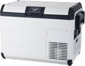 Explorer Bear Urban Series 37QT/35L 12V/24V Portable Battery Powered Electric Cooler Fridge Freezer Powered by LG Compressor (Battery Not Included)