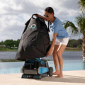 Dolphin Nautilus CC Pro Wi-Fi Automatic Robotic Pool Vacuum Cleaner Includes Caddy and Classic Cover for Storage and Protection, Ideal for In-Ground Pools up to 50 FT