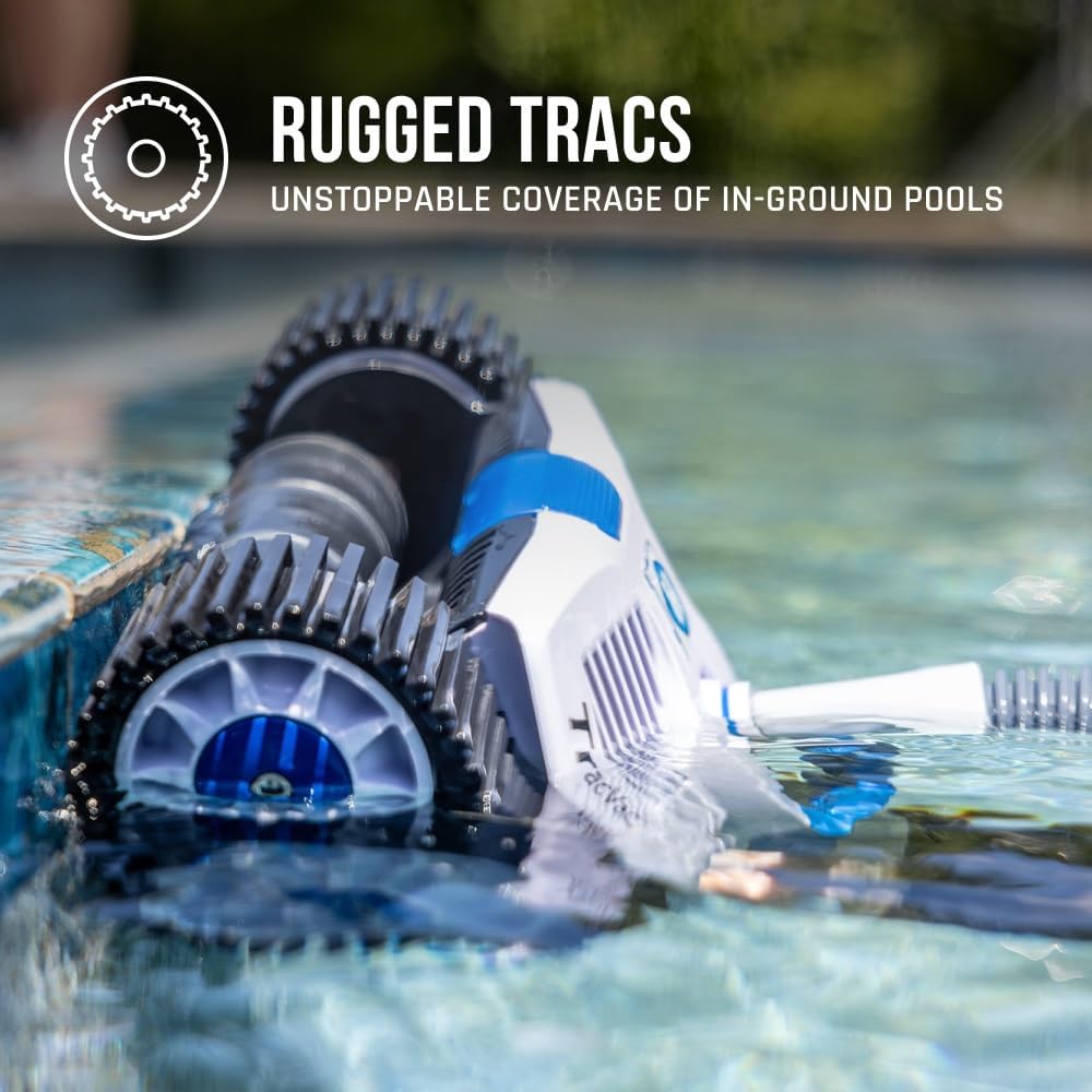 Hayward TracVac Pool Vacuum for Inground Pools Suction Pool Cleaner (Easy Install, No Batteries Needed with 38.83 Ft Hose and Install Kit)