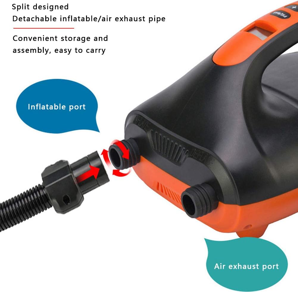 Inflatable Pump High Pressure Electric Pump for Paddle Board Surfboard Car Dual Purpose HT?782