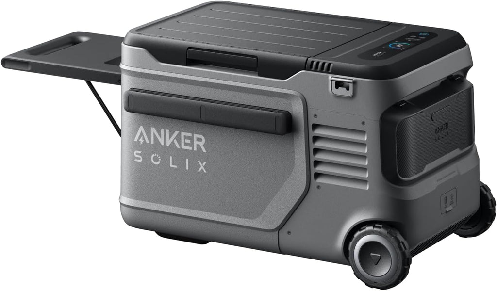 Anker SOLIX EverFrost 2 23L Cooler,61 qt Car Refrigerator, Electric Cooler with 288Wh Battery, Powered by AC/DC or Solar,for Outdoor Camping, Travel, and Fishing, Fits in Trucks
