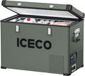 ICECO VL45 Portable Refrigerator with SECOP Compressor, 45Liters Platinum Compact Refrigerator, DC 12/24V, AC 110-240V, 0℉ to 50℉, Home & Car Use (Without Insulated Cover)