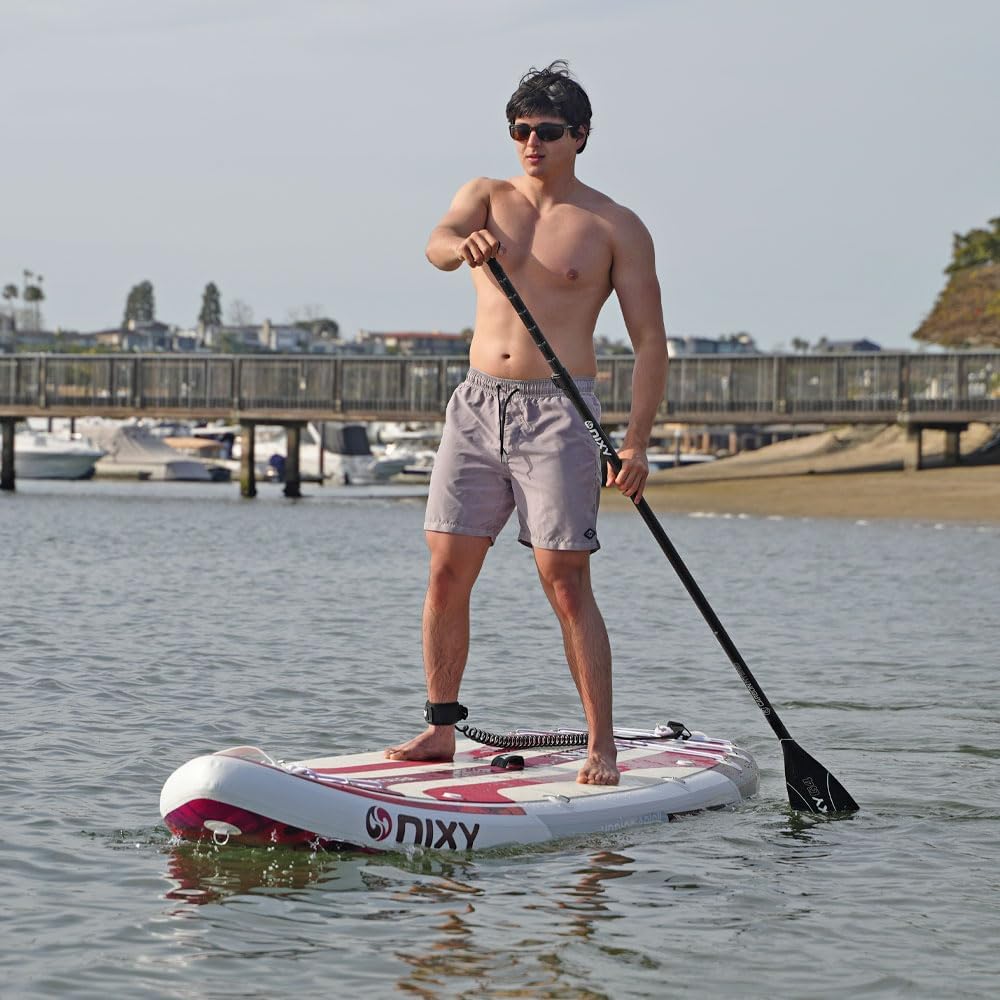 NIXY Venice G5 Cruiser & Yoga Inflatable Paddle Board | 10'6' x 34' x 6' Ultra-Light SUP with Welded Seams, Woven Drop Stitch for Safety and Durability.