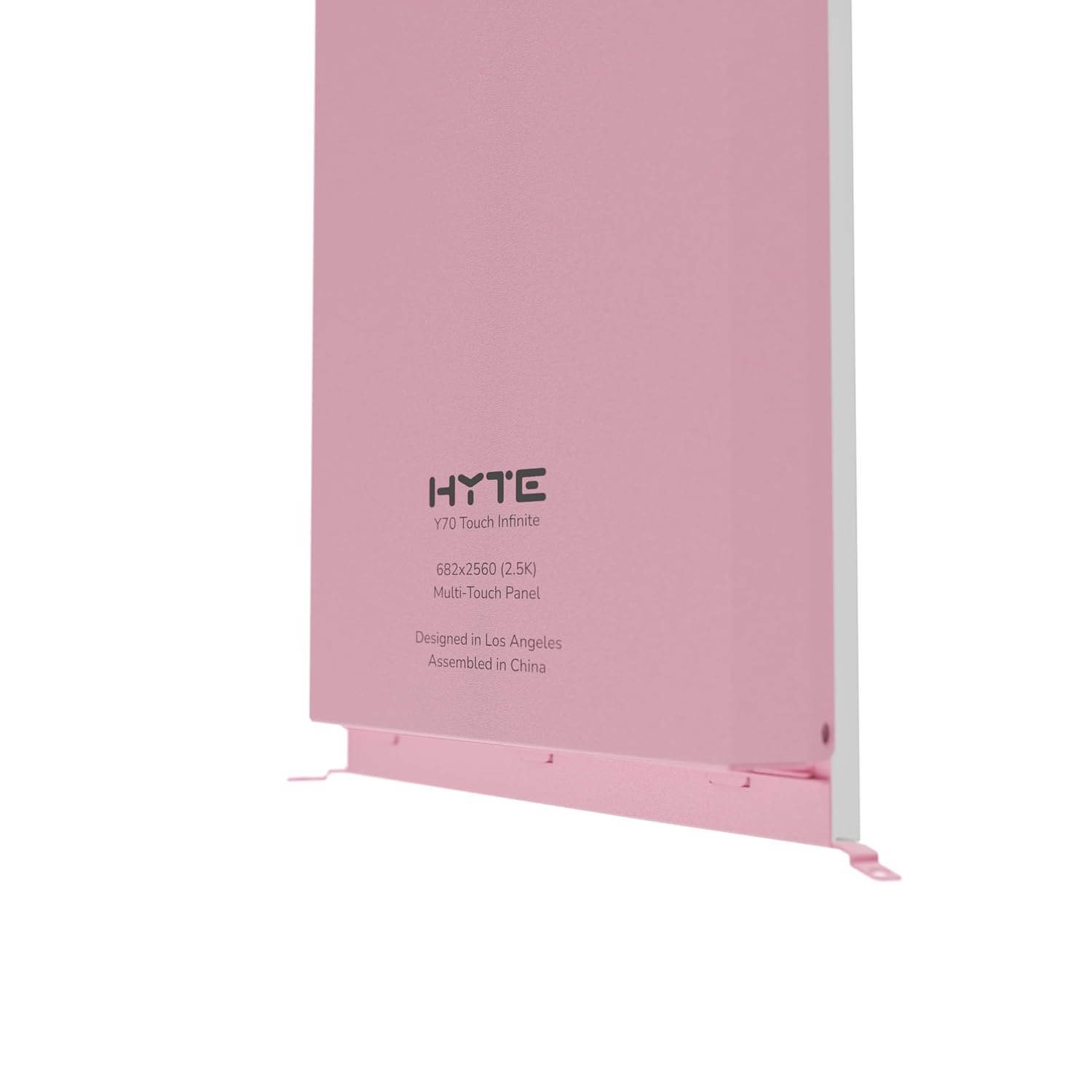 Hyte Y70 Touch Infinite Display Upgrade Screen Kit for PC Case - 14.9' IPS Display - 2.5K Resolution - 60Hz - 10-Point Touch - Strawberry Milk (Pink)