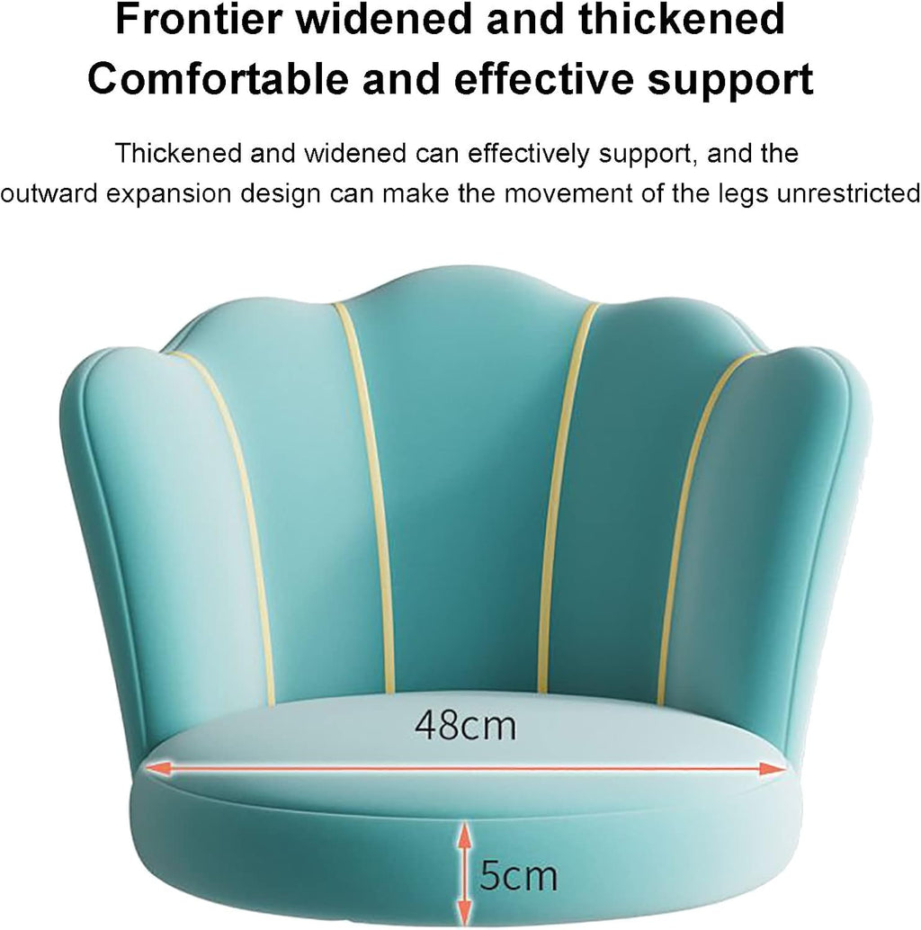 Office Chair Gaming Chair Computer Chair Vanity Chair for Makeup Room Bedroom,Modern Office Desk Chairs Computer Chair Cute Girls Flower Chair with Wheels,Velvet Swivel Chair Adjustable Chai