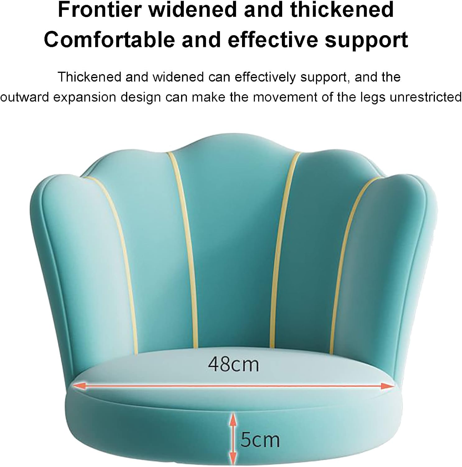 Office Chair Gaming Chair Computer Chair Vanity Chair for Makeup Room Bedroom,Modern Office Desk Chairs Computer Chair Cute Girls Flower Chair with Wheels,Velvet Swivel Chair Adjustable Chai