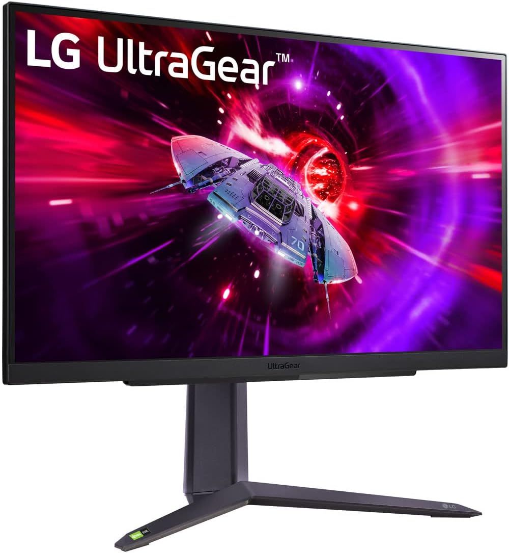 LG Electronics 27GR75Q-B Ultragear Gaming Monitor 68.5 cm (27'), 2560 x 1.440, 16:9, WQHD 1440p, 99% sRGB, HDR10, 165 Hz, 1ms GtG - Black