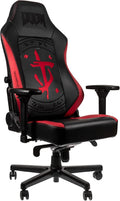 noblechairs Hero Gaming Chair/Office Chair with Lumbar Support, PU Faux Leather, Doom Edition