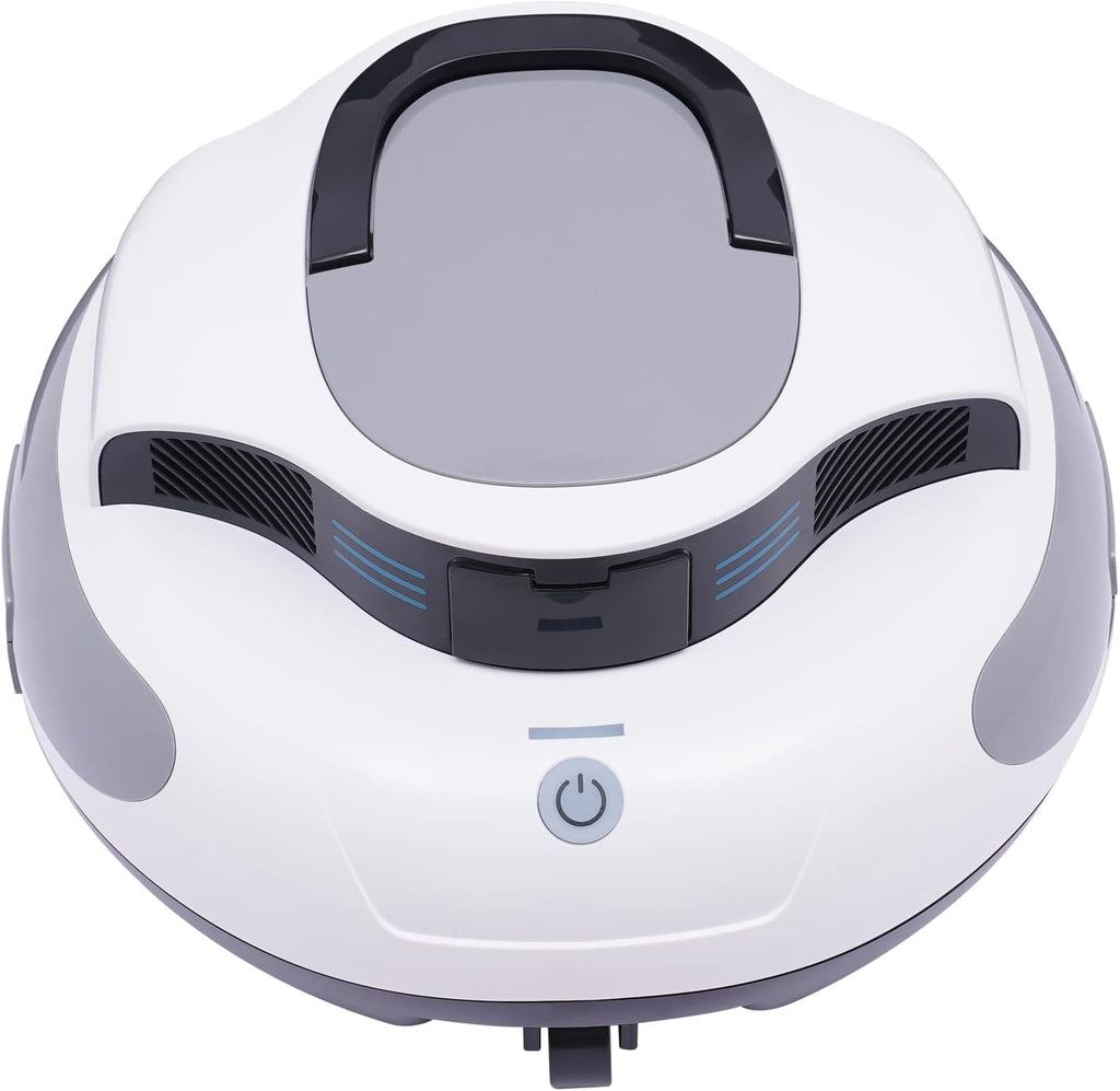 Automatic Cordless Pool Vacuum, Dual-Drive Smart Robotic Pool Cleaner for Inground & Above Ground Pools up to 807Sq.Ft, Self-Parking, IPX8 Waterproof, Strong Suction, Lasts 75Mins