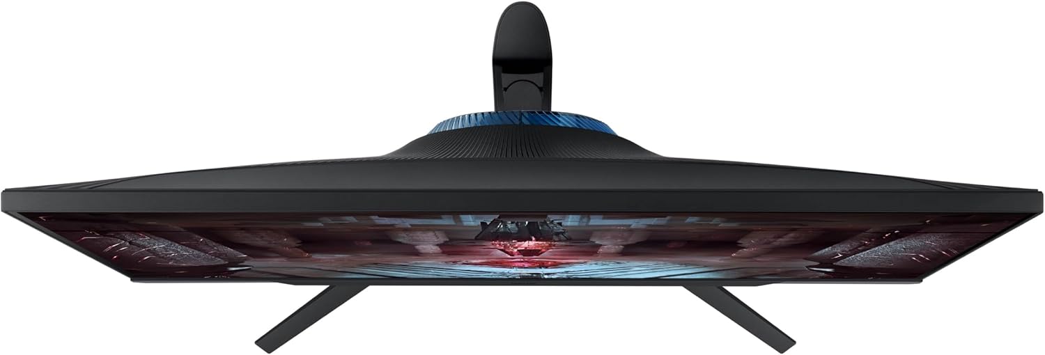 SAMSUNG 27-Inch Odyssey G51C Series QHD Gaming Monitor, 165Hz, 1ms, VESA Display HDR10, AMD FreeSync Premium, Black Equalizer, Virtual Aim Point, LS27CG512ENXZA
