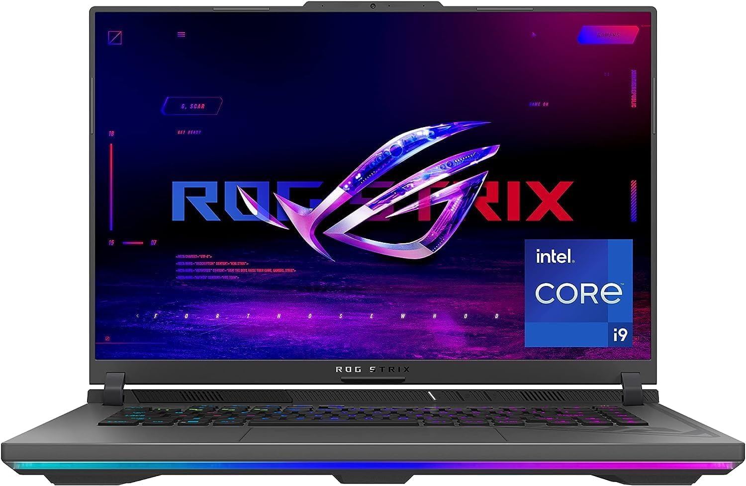ASUS ROG Strix G16 (2023) Gaming Laptop, 16' 16:10 FHD 165Hz, GeForce RTX 4070, Intel Core i9-13980HX, 16GB DDR5, 1TB PCIe SSD, Wi-Fi 6E, Windows 11, G614JI-AS94, Eclipse Gray