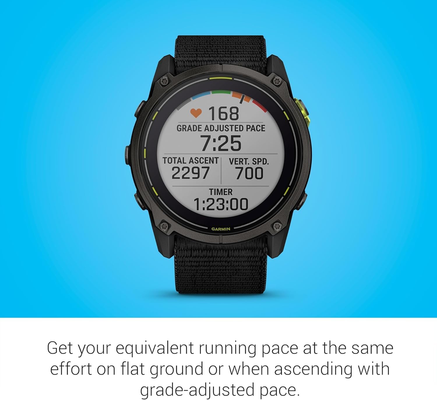 Garmin Enduro 3 Solar Ultraperformance GPS Smartwatch Bundle - 320 Hours Battery Life, Built-in LED Flashlight with UltraFit Nylon Band and PlayBetter Wireless Running Earbuds