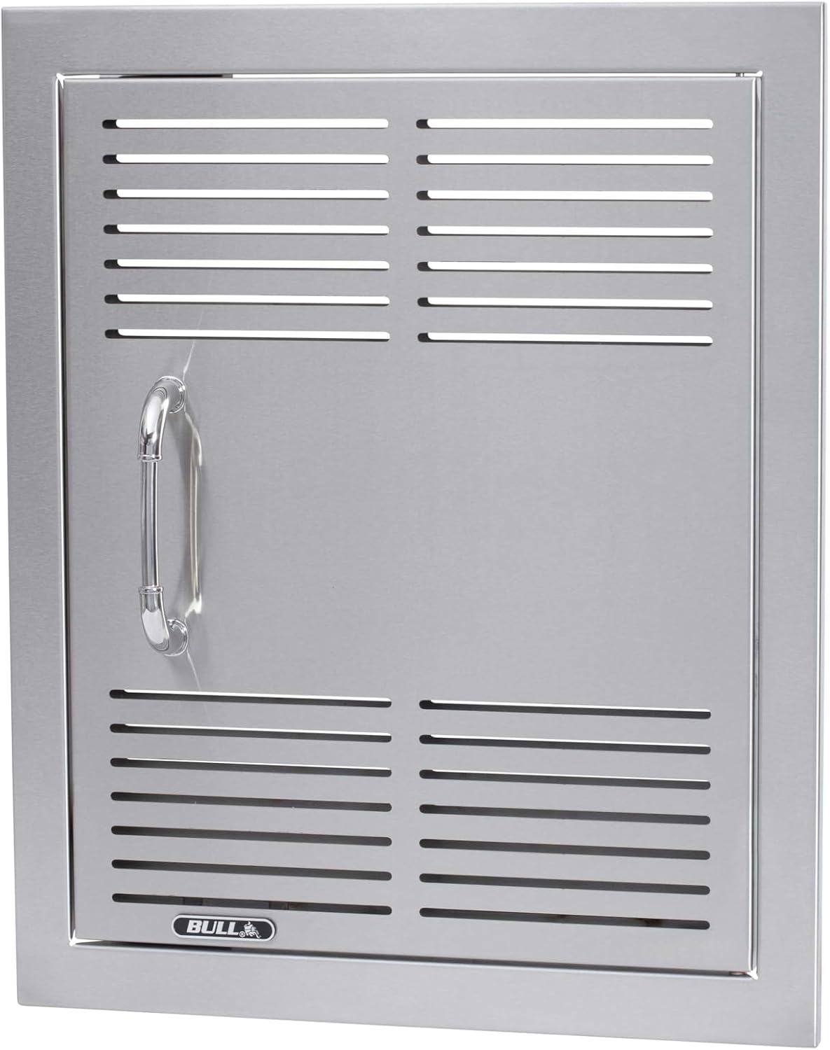 Bull Outdoor Products Premium Components for Outdoor Kitchen BBQ Island Dual Lined Vented Vertical Door with Reveal