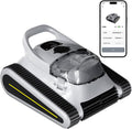 Cordless Robotic Pool Cleaner, Pool Vacuum 180W Brushless Motor, 45000Pa Suction, Wall & Waterline Climbing, Auto Path Mapping, for Inground & Above-Ground Pools up to 2150 Sq. Ft. (Gray)