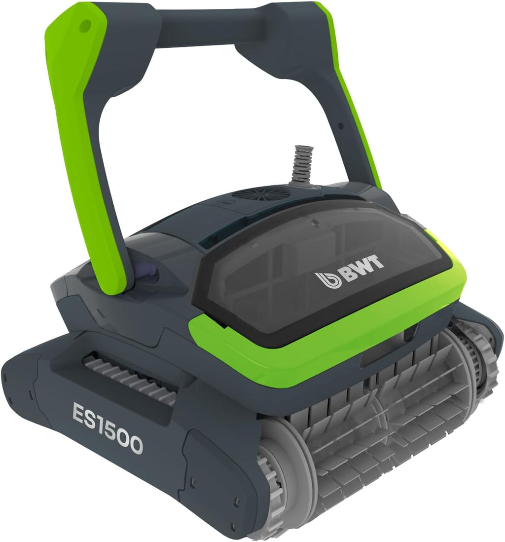 BWT ES1500 Robotic Pool Cleaner for In-Ground Pools, Cleans Floor, Walls & Waterline, App Control, 3 Cleaning Cycles (1.5–2.5 hrs), Powerful 5,000 GPH Suction, 59ft Cable