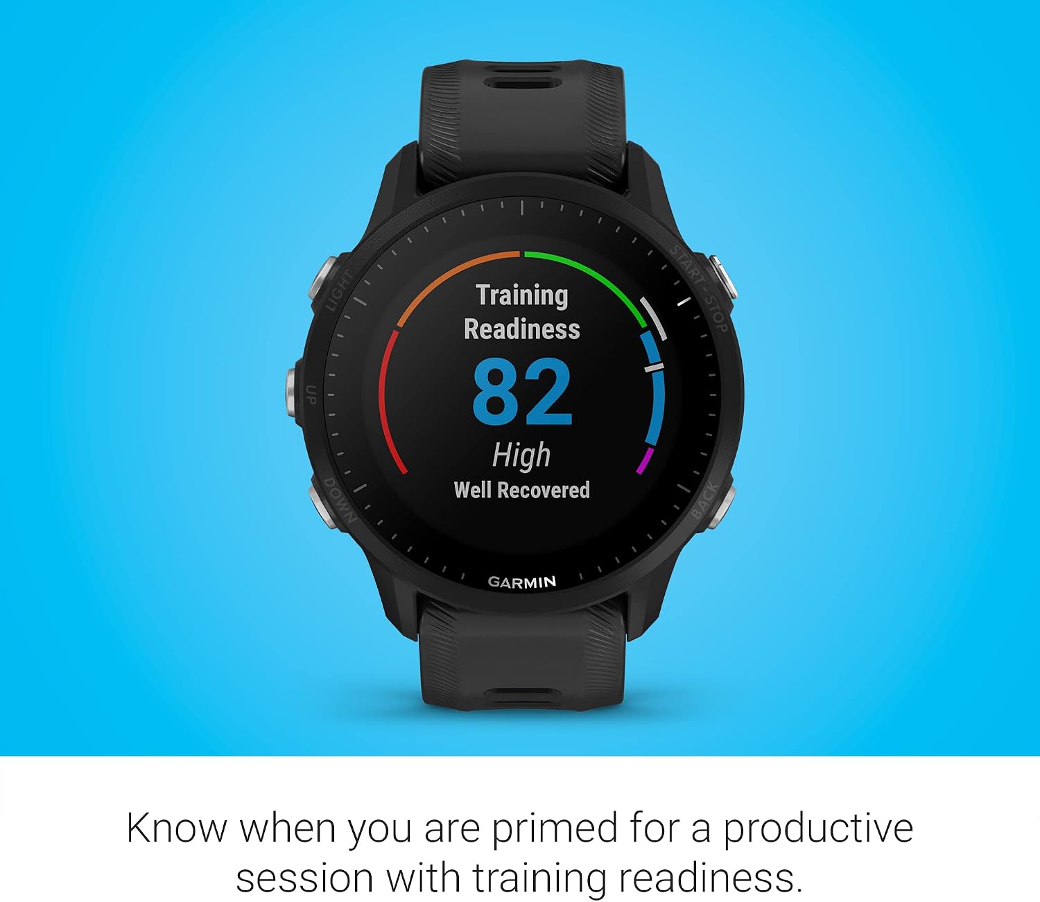 Garmin Forerunner® 955, GPS Running Smartwatch, Tailored to Triathletes, Long-Lasting Battery, Black (Renewed)