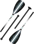 BOTE 4-Piece Hybrid Paddle Fiberglass Stand Up Paddle Board Kayak Universal Convertible Axe Blade Paddle Fishing Kayaking Surfing Canoe Family Friendly Adult 4 Piece