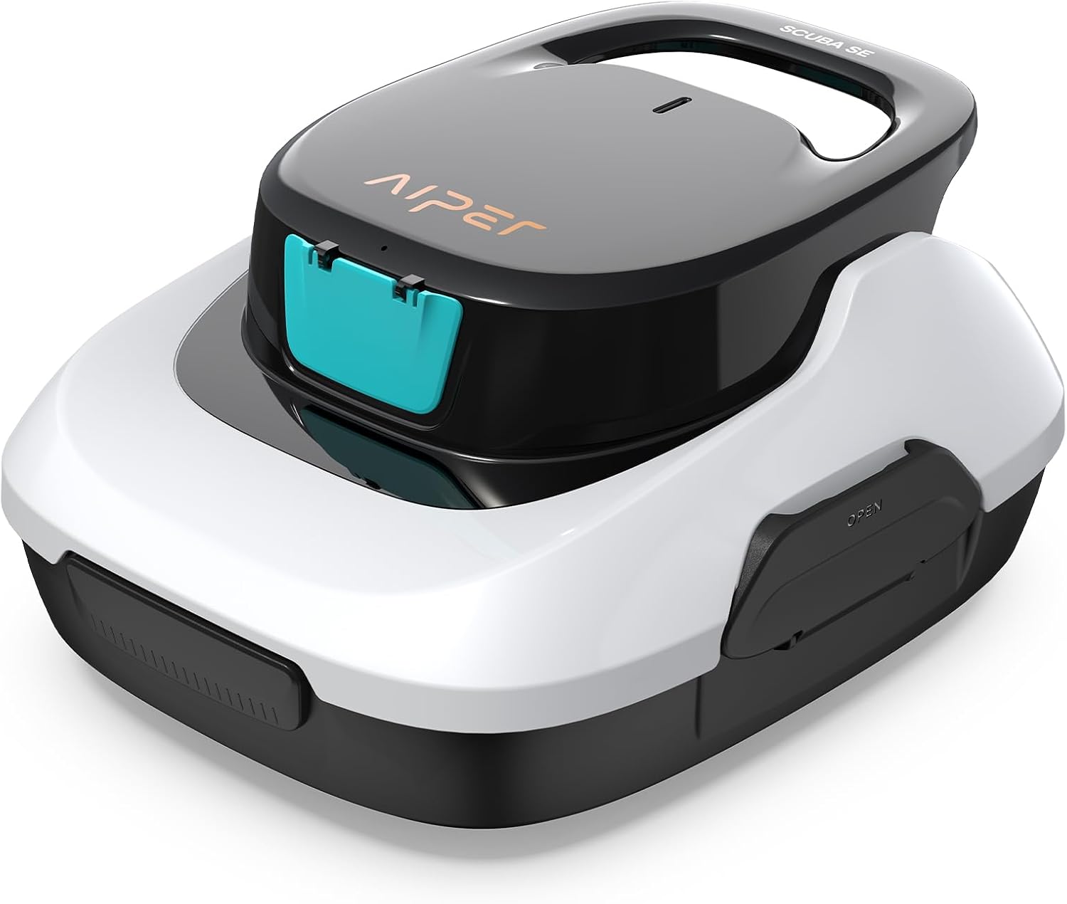 AIPER Cordless Automatic Cleaner, Pool Vacuum with 1200GPH Strong Suction, Lightweight, 90-Min Runtime, Ideal for Above Ground Flat Pool up to 860 sq.ft, White