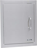 Bull Outdoor Products Premium Components for Outdoor Kitchen BBQ Island Vertical Access Door-Left Hinge with Reveal