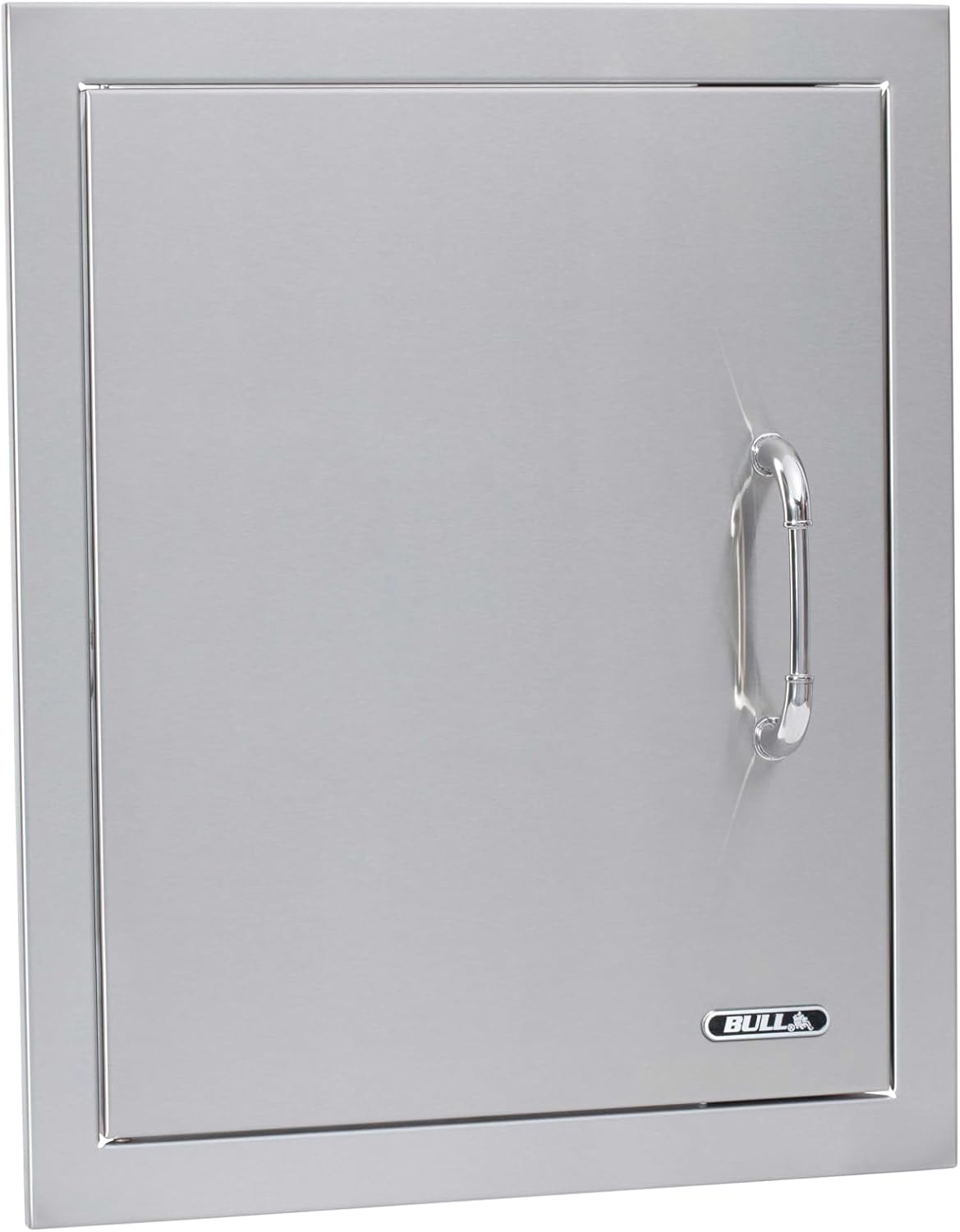 Bull Outdoor Products Premium Components for Outdoor Kitchen BBQ Island Vertical Access Door-Left Hinge with Reveal