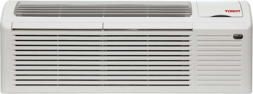 TOSOT 15,000 BTU PTAC Heating and Cooling, Inverter Packaged Terminal Air Conditioner with Heat Pump and 3.5 kW Electric Heater, Ventilation, Works in 20 to 115℉, 11.6 COP, R32 Refrigerant, 230V