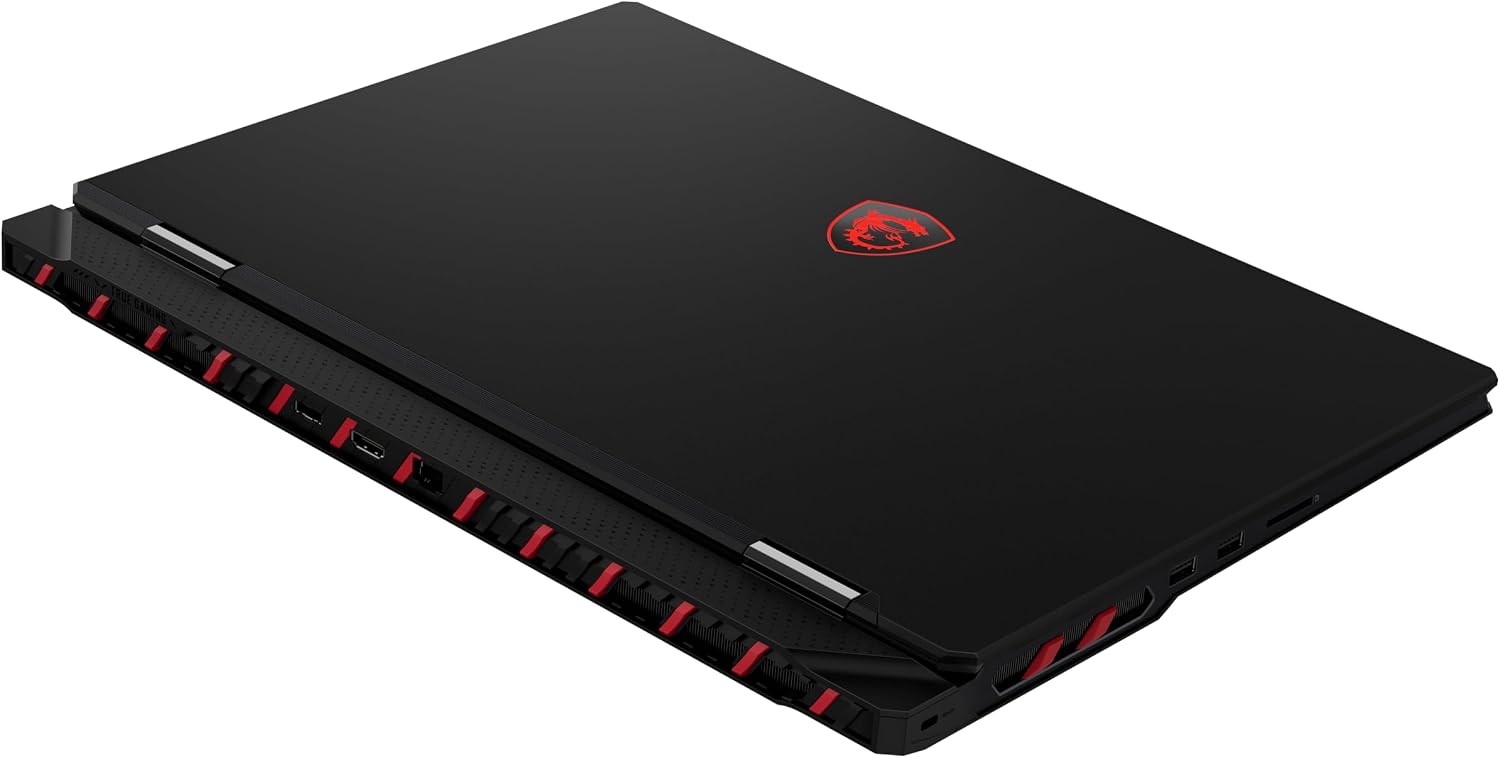 msi Raider 18 HX AI 18' 120Hz UHD+ Gaming Laptop: Intel Core U9-285HX, NVIDIA Geforce RTX 5090, 64GB DDR5, 2TB NVMe SSD, Thunderbolt 5, Wi-Fi 7, Win 11 Pro: Black A2XWJG-069US