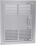 Bull Outdoor Products Premium Components for Outdoor Kitchen BBQ Island Dual Lined Vented Vertical Door with Reveal