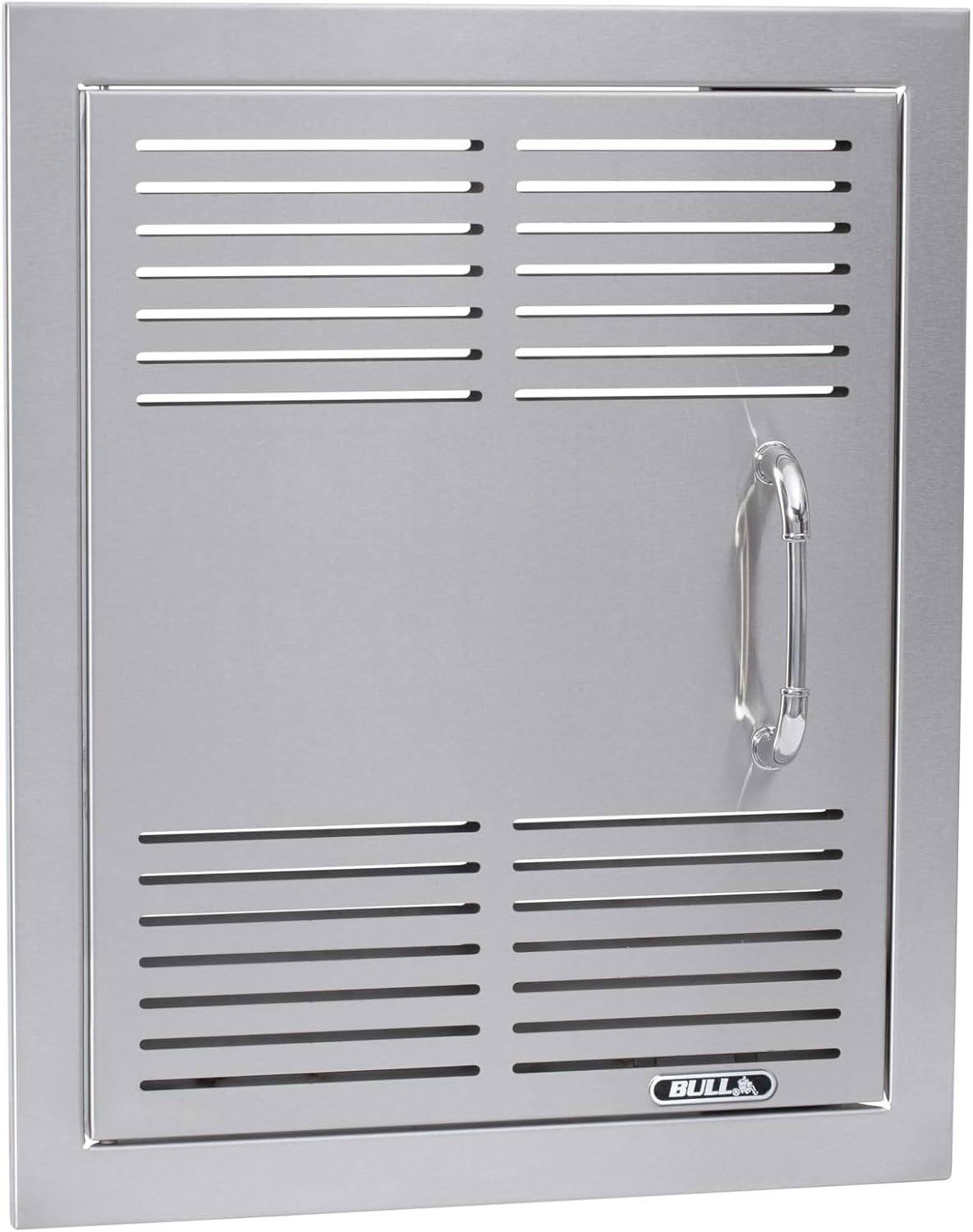 Bull Outdoor Products Premium Components for Outdoor Kitchen BBQ Island Dual Lined Vented Vertical Door with Reveal
