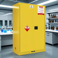 272 Gallon Flammable Liquid Storage Cabinet Fireproof Metal Cabinet with 3 Point Lock, Adjustable Shelves for Industrial, Scientific, Warehouse Use