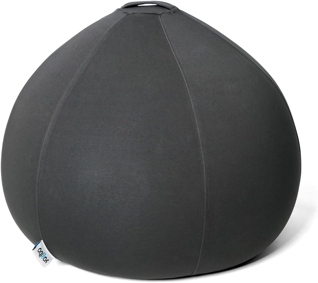 Yogibo Pod X Small Bean Bag Lounger Chair for Adults and Teens with Filling, Soft, Plush, Comfy, Sensory Lounge Beanbag, Washable Cover, Dark Gray