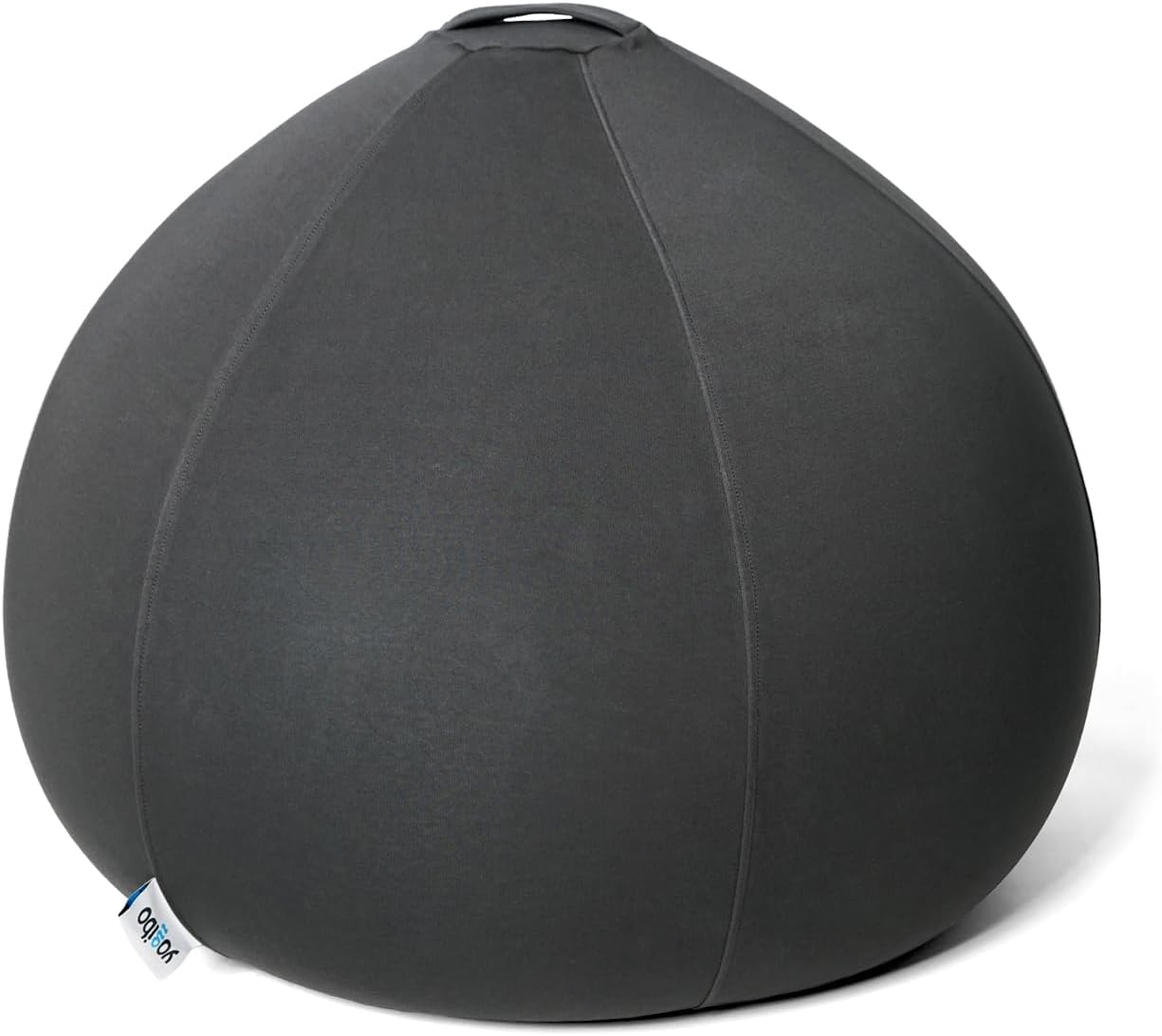 Yogibo Pod X Small Bean Bag Lounger Chair for Adults and Teens with Filling, Soft, Plush, Comfy, Sensory Lounge Beanbag, Washable Cover, Dark Gray
