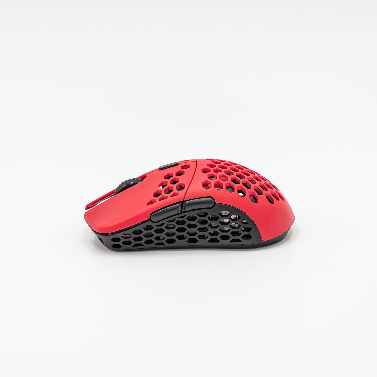 G-Wolves Hati HTS (Small) ACE Wireless Gaming Mouse - PAW3370 Sensor - 50 to 19,000 CPI - 54±2Gram(1.8 oz) - TTC Golden Color Encoder - Ultra Lightweight Honeycomb Design (Red)