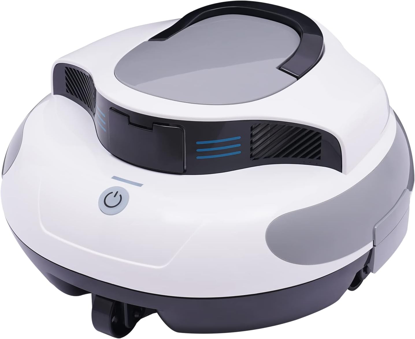 Automatic Cordless Pool Vacuum, Dual-Drive Smart Robotic Pool Cleaner for Inground & Above Ground Pools up to 807Sq.Ft, Self-Parking, IPX8 Waterproof, Strong Suction, Lasts 75Mins