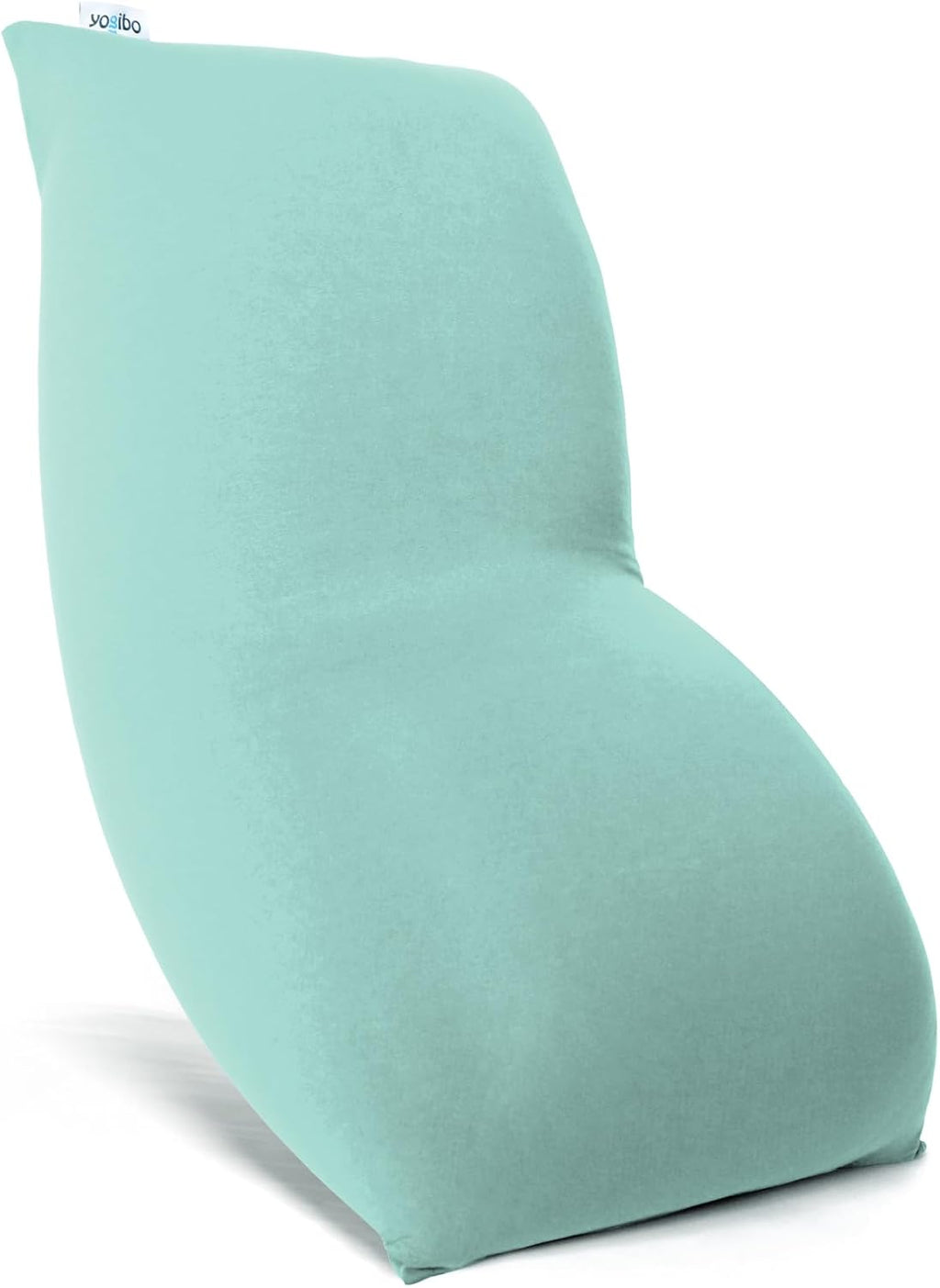 Yogibo Short Bean Bag Lounger Chair for Adults, Kids and Teens with Filling, Soft, Plush, Comfy, Sensory Lounge Beanbag Loveseat, Washable Cover, Mint
