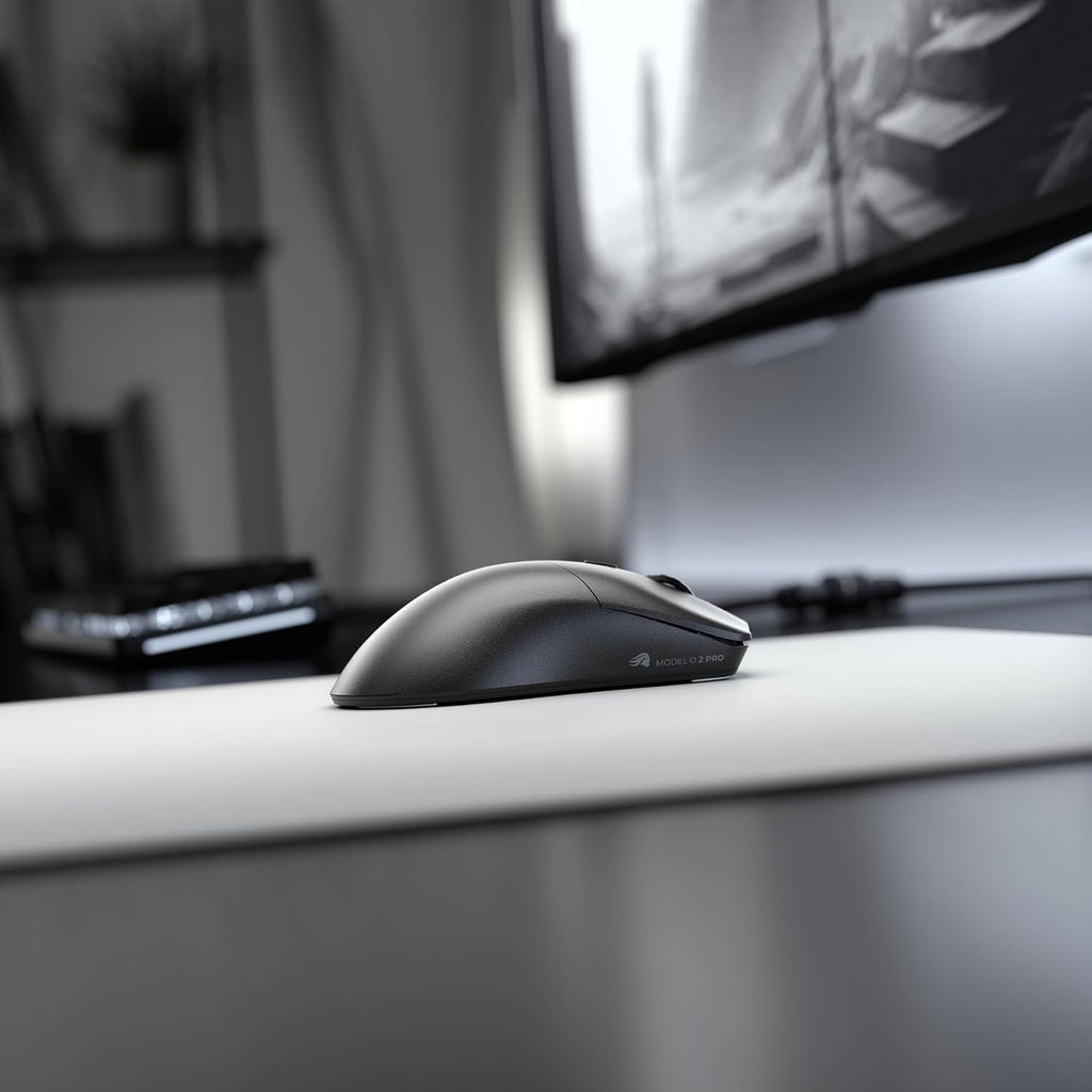 Glorious Gaming Model O 2 PRO 4K/8K Wireless Gaming Mouse - 2.4GHz Wireless 1ms delay, 4K/8K Polling, 100M clicks, 59g Ultralight, Long Battery Life, 26K DPI BAMF 2.0 Sensor, 6 Buttons