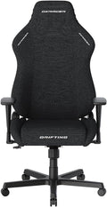 DXRacer Drifting Computer Gaming Chair - Ergonomic Office Chair with Adjustable Recline, Rocking, Cooling Gel Foam Headrest, 3D Armrests, Memory Foam Lumbar Support, Fabric, Large, Black
