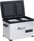 Alpicool CHS45 Dual Temperature Control 12 Volt Refrigerator 33 Quart Portable Car Fridge Freezer (-4°F~68°F) for Truck,RV,Camping and Travel