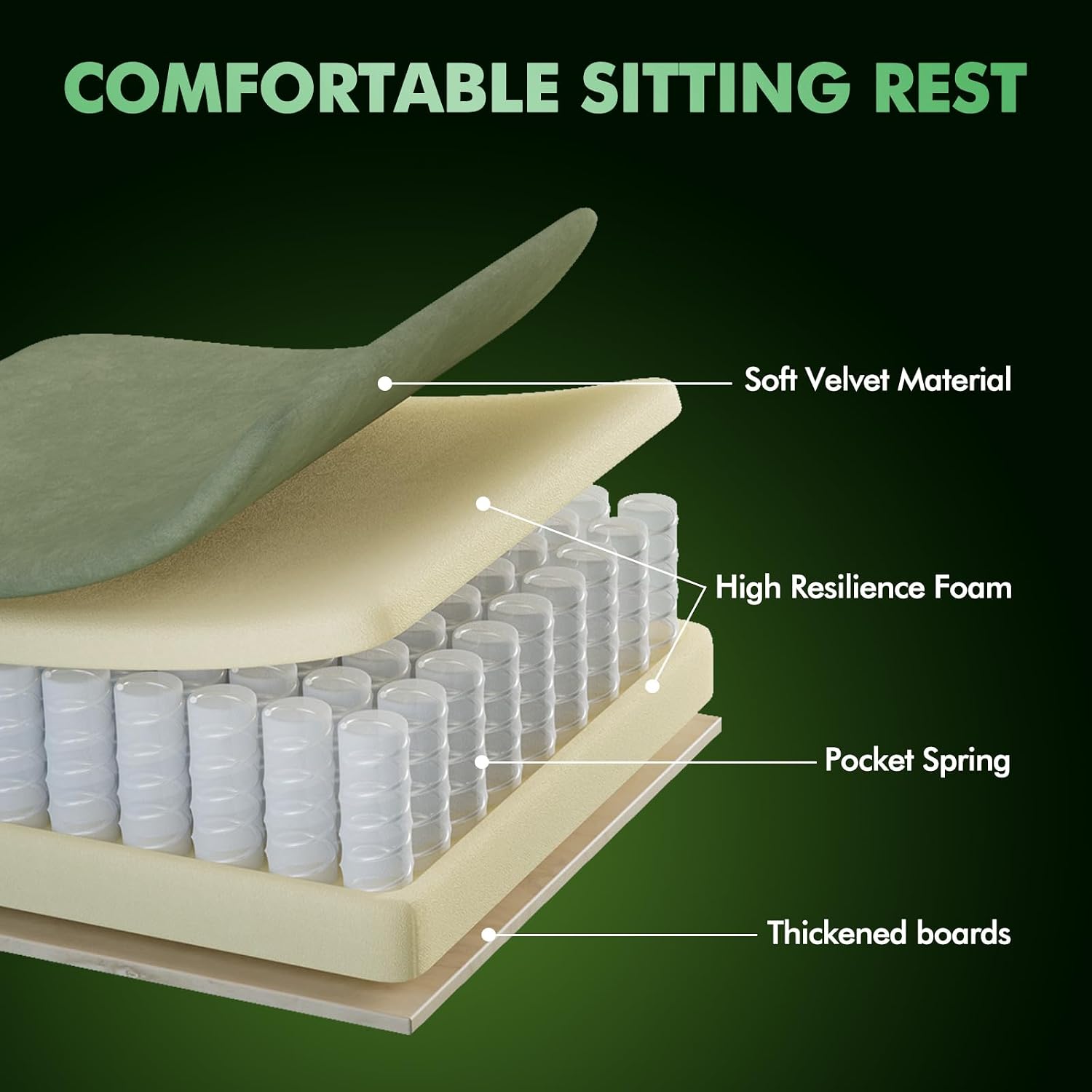 Soontrans Velvet Fabric Gaming Chair with Footrest, Comfortable Video Gamer Chair for Adult, Ergonomic Office Computer Desk Game Chairs with Massage Lumbar Cushion,Headrest