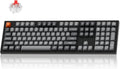 Keychron K10 Max Wireless Custom Mechanical Keyboard, QMK 2.4 GHz Bluetooth Full-Size with Hot-swappable Keychron Super Red Switch Compatible with Mac Windows Linux (RGB Backlit)
