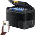 BougeRV 12 Volt Car Refrigerator, CRS 53 Quart Portable Fridge Freezer with APP Control, -4℉ to 68℉ Compressor Electric Cooler 12/24V DC 110~240 Volt AC for Truck Van RV Camping Road Trip
