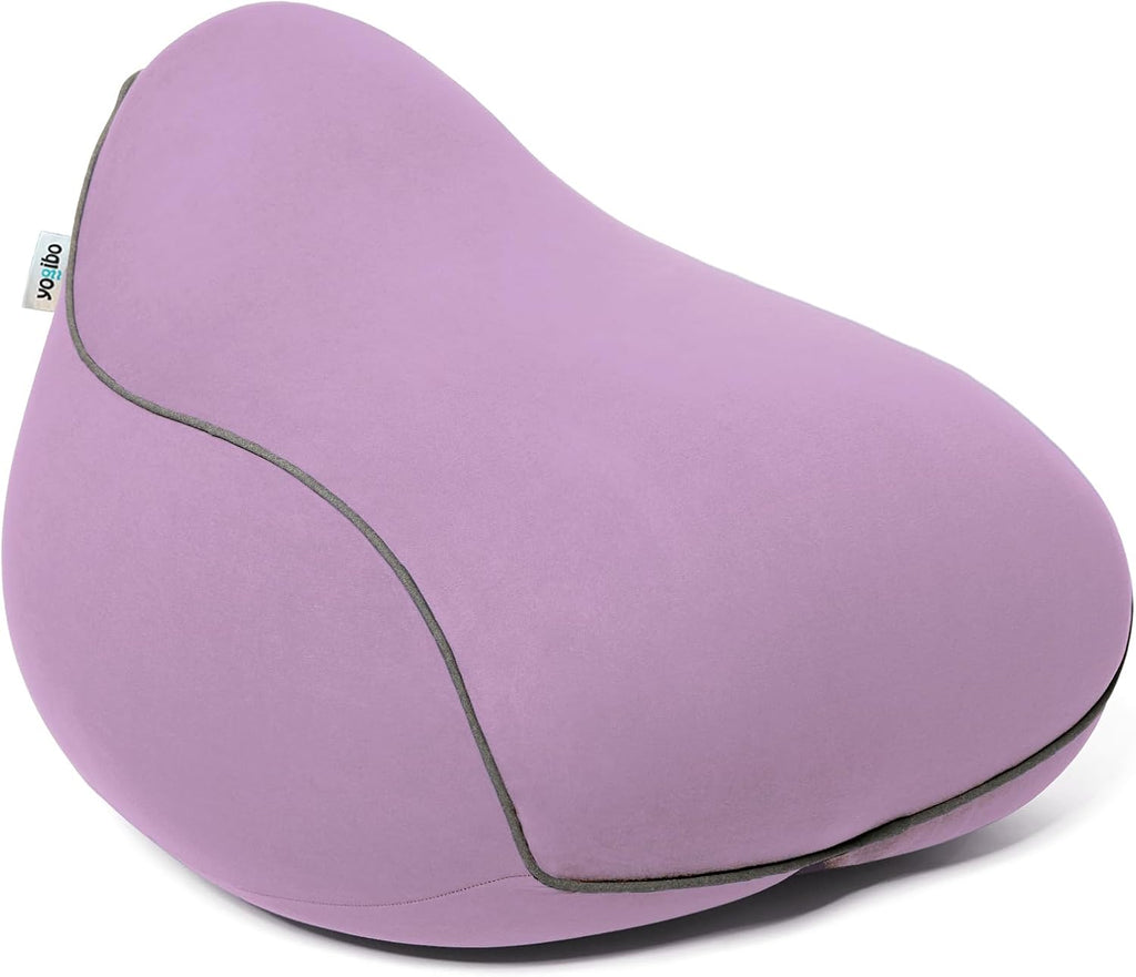 Yogibo Lounger Small Bean Bag Lounge Chair for Adults, Kids and Teens, Soft, Plush, Comfy, Sensory, Gaming Beanbag, Washable Cover, Lavender