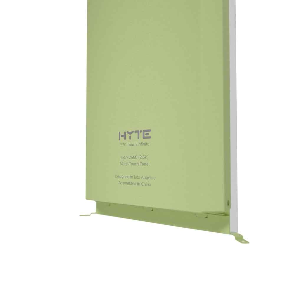 Hyte Y70 Touch Infinite Display Upgrade Screen Kit for PC Case - 14.9' IPS Display - 2.5K Resolution - 60Hz - 10-Point Touch - Matcha Milk (Green)