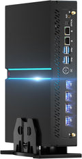Mini PC Gaming, Desktop Computer i9-14900F 24 Cores Upto 5.8GHz, 32G DDR5, 1T M.2 PCIE4.0 SSD, Windows 11 Pro, GeForce RTX4070 12G, Four Display, 8K@60Hz Outputs, Dual LAN, WiFi6E/BT5.3