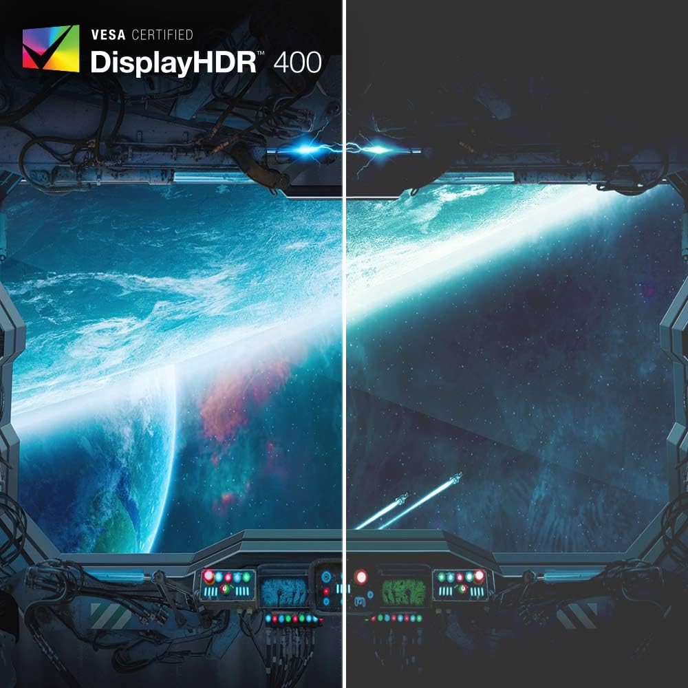 acer Nitro XV322QU KVbmiiphzx 31.5' WQHD 2560 x 1440 Agile-Splendor IPS Gaming Monitor AMD FreeSync Premium | Up to 170Hz | Up to 0.5ms | DisplayHDR400 | TUV/Eyesafe | Display Port 1.2 & 2 x HDMI 2.0